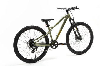 Велосипед 26" FEEL Max рама 13"/8s Зеленый-желтый
