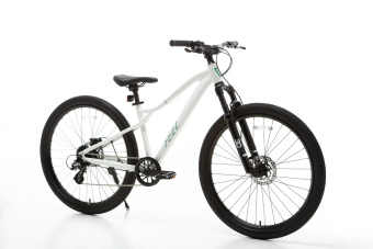Велосипед 27.5" FEEL Max рама S 15"/8s, белый-зеленый