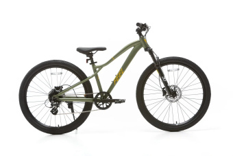 Велосипед 26" FEEL Max рама 13"/8s Зеленый-желтый